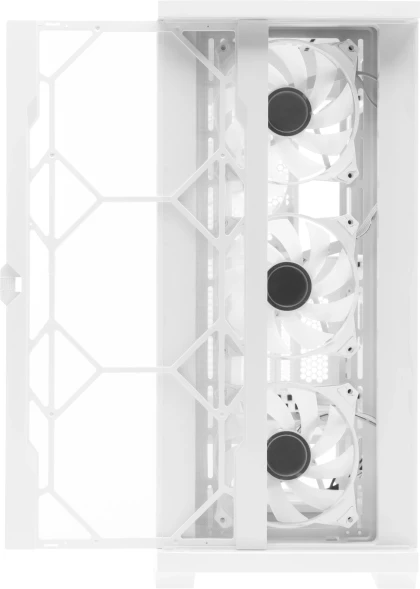 Корпус Zalman Z10 DUO белый без БП ATX 9x120mm 5x140mm audio bott PSU