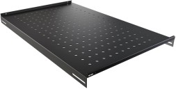 Полка стационарная NTSS NTSS-FS-H-1000-BL 1U нагр.:100кг. 19&amp;quot; 750мм черный (упак.:1шт)