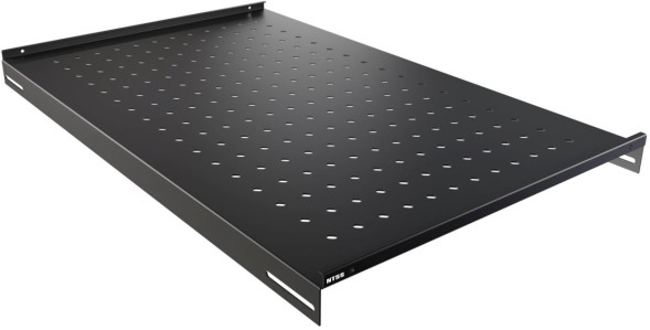 Полка стационарная NTSS NTSS-FS-H-1000-BL 1U нагр.:100кг. 19&amp;quot; 750мм черный (упак.:1шт)