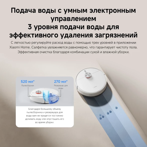 Пылесос-робот Xiaomi S40 140Вт белый