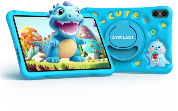 Планшет Teclast P30T Kids A523 (1.8) 8C RAM4Gb ROM64Gb 10.1&amp;quot; IPS 1280x800 Android 14 синий 5Mpix 2Mpix BT WiFi microSD 256Gb 6000mAh 10hr