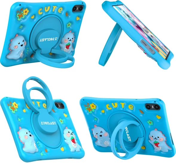 Планшет Teclast P30T Kids A523 (1.8) 8C RAM4Gb ROM64Gb 10.1&amp;quot; IPS 1280x800 Android 14 синий 5Mpix 2Mpix BT WiFi microSD 256Gb 6000mAh 10hr