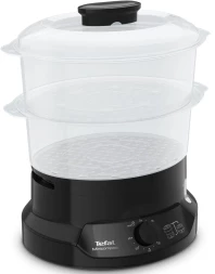Пароварка Tefal VC139810 2ярус. 800Вт черный