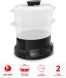 Пароварка Tefal VC139810 2ярус. 800Вт черный