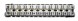 Плинт Lanmaster TWT-LSA10P-DIS-09 10 пар LSA-PROFIL размык. ABS пластик белый
