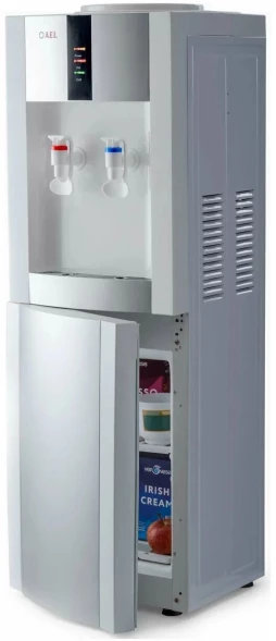 Кулер AEL LD-AEL-47c напольный электронный белый/серебристый