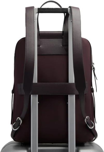 Рюкзак женский Piquadro Lyra CA4576W92T/BO2 бордовый нейлон/натур.кожа