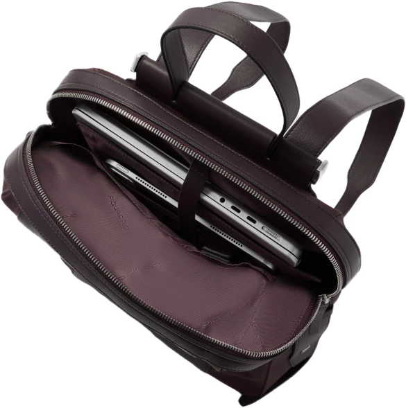 Рюкзак женский Piquadro Lyra CA4576W92T/BO2 бордовый нейлон/натур.кожа