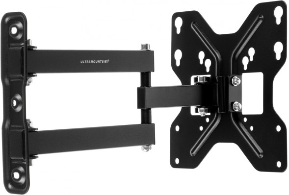 Кронштейн для телевизора Ultramounts UM900 черный 23&amp;quot;-43&amp;quot; макс.30кг настенный поворотно-выдвижной и наклонный