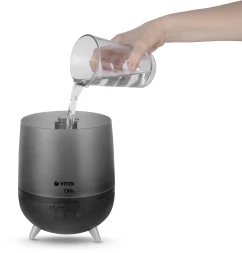 Увлажнитель воздуха Vitek VT-2356 20Вт (ультразвуковой) черный