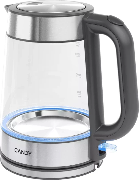 Чайник электрический Candy CK-303 1.8л. 2200Вт графит корпус: стекло/пластик (FM04X0D00RU)