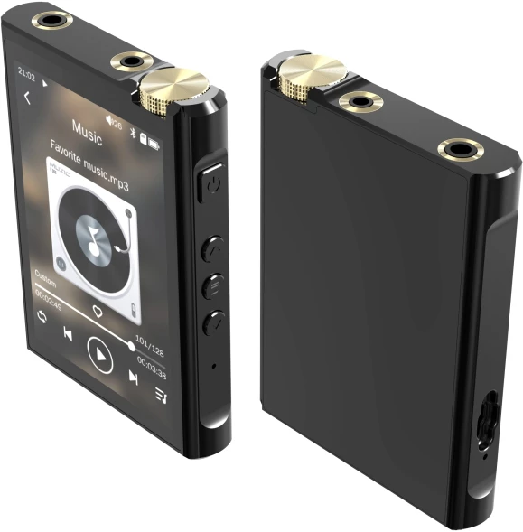 Плеер Hi-Fi Flash Digma Pro XT7 черный/золотистый/3.5&amp;quot;/FM/microSD/microSDHC