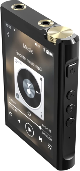 Плеер Hi-Fi Flash Digma Pro XT7 черный/золотистый/3.5&amp;quot;/FM/microSD/microSDHC