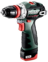 Дрель-шуруповерт Metabo PowerMaxx SB Basic Set аккум. патрон:быстрозажимной (кейс в комплекте) (600385710)