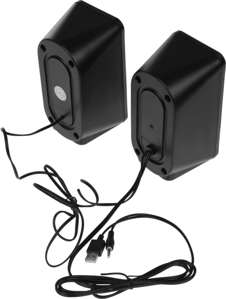 Колонки Sven 335 2.0 черный 6Вт