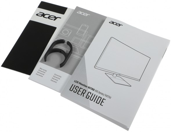 Монитор Acer 27&amp;quot; Nitro XV275UVYMIPRUZX черный IPS LED 1ms 16:9 HDMI M/M матовая HAS Piv 350cd 178гр/178гр 2560x1440 170Hz FreeSync Premium DP WQ USB 6кг