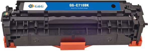 Картридж лазерный G&amp;amp;G GG-C718BK черный (3400стр.) для Canon MF8330i/MF8330/MF8350/LBP7200