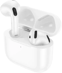 Гарнитура вкладыши Hoco EW85 белый беспроводные bluetooth в ушной раковине (50328)