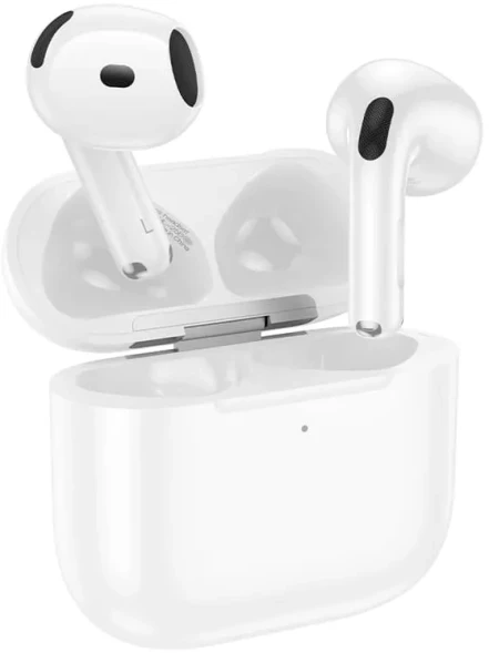 Гарнитура вкладыши Hoco EW85 белый беспроводные bluetooth в ушной раковине (50328)