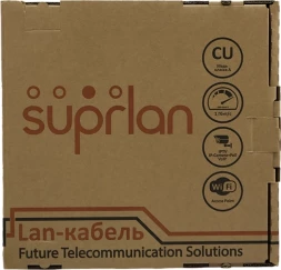 Кабель сетевой информационный Suprlan Premium 01-1032-1 кат.5E FTP 4 пары 24AWG LSZH внутренний 305м серый