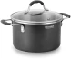 Кастрюля Rondell Stern RDS-010 3.9л. d=20см (с крышкой) т.серый