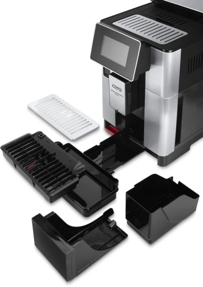 Кофемашина Delonghi Primadonna Soul ECAM610.75.MB 1450Вт черный/серебристый