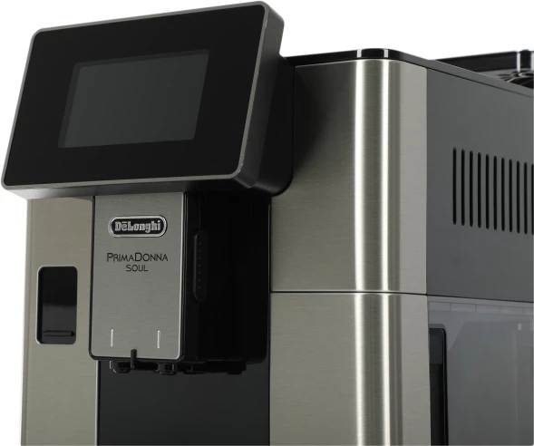 Кофемашина Delonghi Primadonna Soul ECAM610.75.MB 1450Вт черный/серебристый