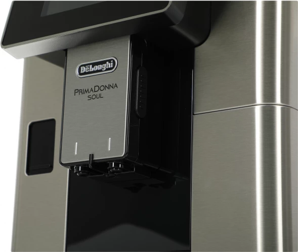 Кофемашина Delonghi Primadonna Soul ECAM610.75.MB 1450Вт черный/серебристый