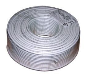 Кабель коаксиальный Lanmaster TWT-RG6U-CS48/1-WH RG-6/U F/UTP общий экран 75Om PVC внутренний 100м белый