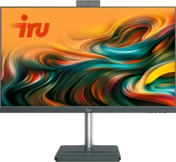 Моноблок IRU Tactio 24ID 24.5&amp;quot; Full HD i3 1215U (1.2) 8Gb SSD256Gb UHDG CR Windows 11 Pro 64 GbitEth WiFi BT 90W Cam черный 1920x1080