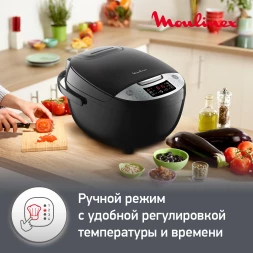 Мультиварка Moulinex Simply Cook MK611832 4л 750Вт черный