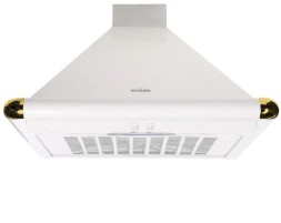 Вытяжка каминная Elikor Сатурн 60П-180-В1Л белый/золотистый управление: кнопочное (1 мотор)