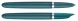 Ручка перьев. Parker 51 Core (2123506) Teal Blue CT F сталь нержавеющая подар.кор.