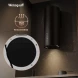 Вытяжка каминная Weissgauff Tubus 90 Black Edition черный управление: кнопочное (1 мотор)