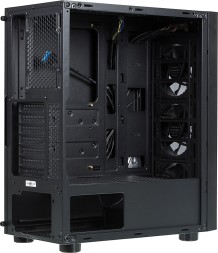 Корпус Formula F-3401 (V1) черный без БП ATX 3x120mm 2xUSB2.0 1xUSB3.0 audio bott PSU