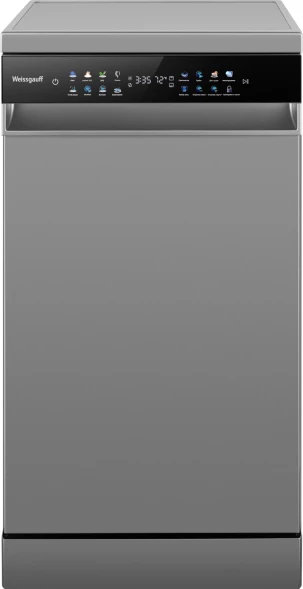 Посудомоечная машина Weissgauff DW 4539 Inverter Touch AutoOpen Inox серебристый (узкая) инвертор