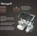 Посудомоечная машина Weissgauff DW 4539 Inverter Touch AutoOpen Inox серебристый (узкая) инвертор