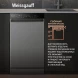 Посудомоечная машина Weissgauff DW 4539 Inverter Touch AutoOpen Inox серебристый (узкая) инвертор