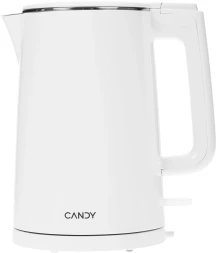 Чайник электрический Candy CK-102 1.5л. 2200Вт белый корпус: пластик (QA0060M00RU)