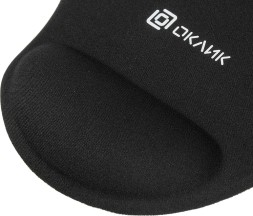 Коврик для мыши Оклик OK-RG0550-BK Мини черный 220x195x20мм