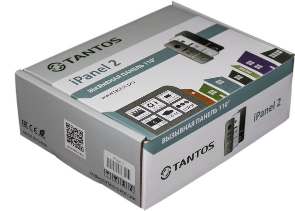 Видеопанель Tantos iPanel 2+ цветной сигнал цвет панели: черный