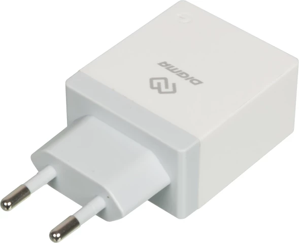Сетевое зар./устр. Digma DGWC-1U-2.1A-WG 10.5W 2.1A USB универсальное белый