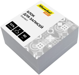 Блок для записей бумажный Silwerhof Daily Стандарт 90х90х45мм 80г/м2 92% белый