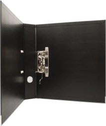 Папка-регистратор Silwerhof A4 50мм двусторон.ПВХ черный мет.окант. сборная (упак.:2шт)