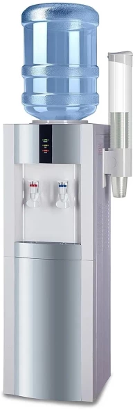 Кулер AEL LD-AEL-47c напольный электронный белый/серебристый