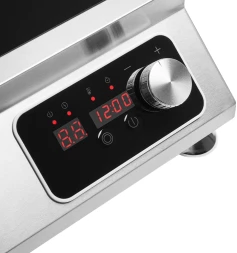 Плита Индукционная Kitfort КТ-143 серебристый/черный стеклокерамика (настольная)