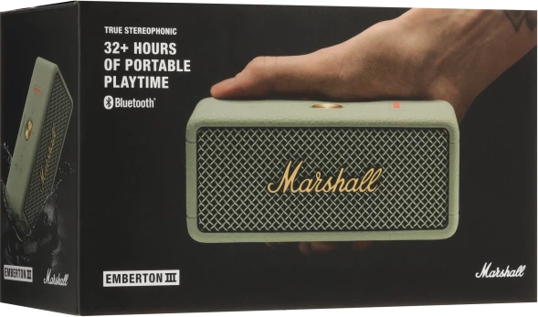 Колонка порт. Marshall Emberton III зеленый 20W 2.0 BT 100м