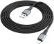 Кабель Hoco X92 Honest IP USB (m)-Lightning (m) 3м черный коробка