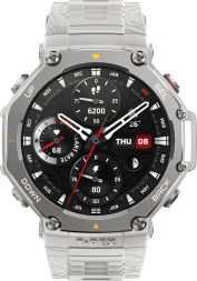 Смарт-часы Amazfit T-Rex 3 A2323 48.5мм 1.5&amp;quot; AMOLED корп.серый рем.серый разм.брасл.:145-210мм (6970100377811)