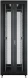 Шкаф серверный Cabeus (ND-05C-42U80/120-BK) напольный 42U 800x1200мм пер.дв.перфор.2ств. задн.дв.перфор.2-хст. 800кг черный 1102мм 131кг 220град. 2055мм IP20 сталь